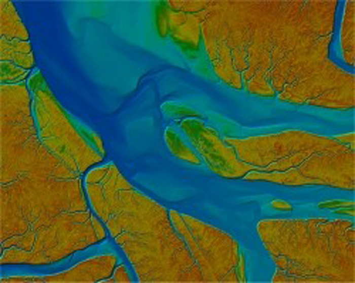 مدل ارتفاعي رقومي , مروری بر کاربردهای LiDAR در مهندسی ژئوماتیک ,© Aerodata International Surveys, Belgium, TopoSys GmbH