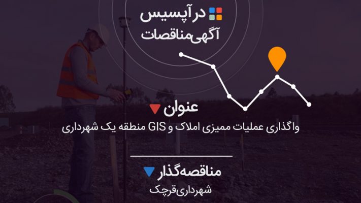 واگذاری عملیات ممیزی املاک و GIS منطقه یک شهرداری
