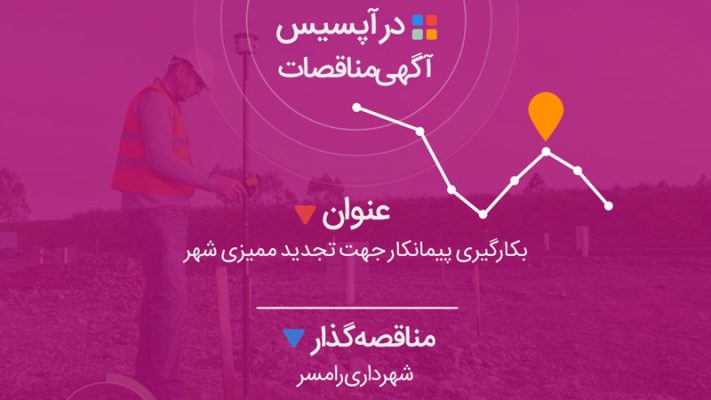 بکارگیری پیمانکار جهت تجدید ممیزی شهر