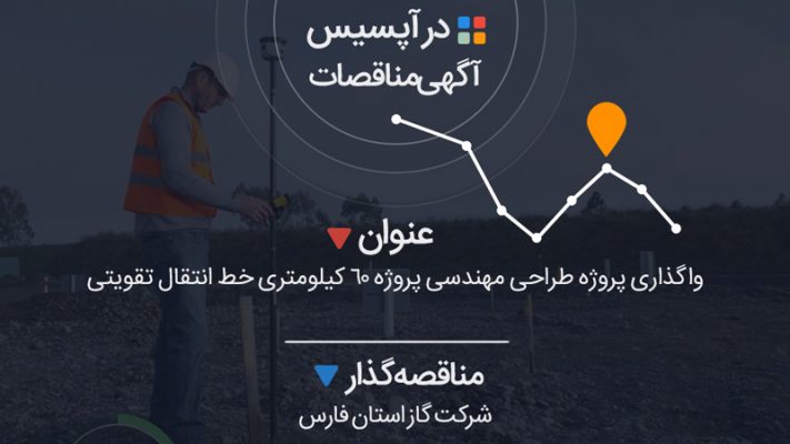 واگذاری پروژه طراحی مهندسی پروژه 60 کیلومتری خط انتقال تقویتی