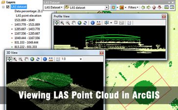 وارد کردن ابر نقطه به محیط GIS